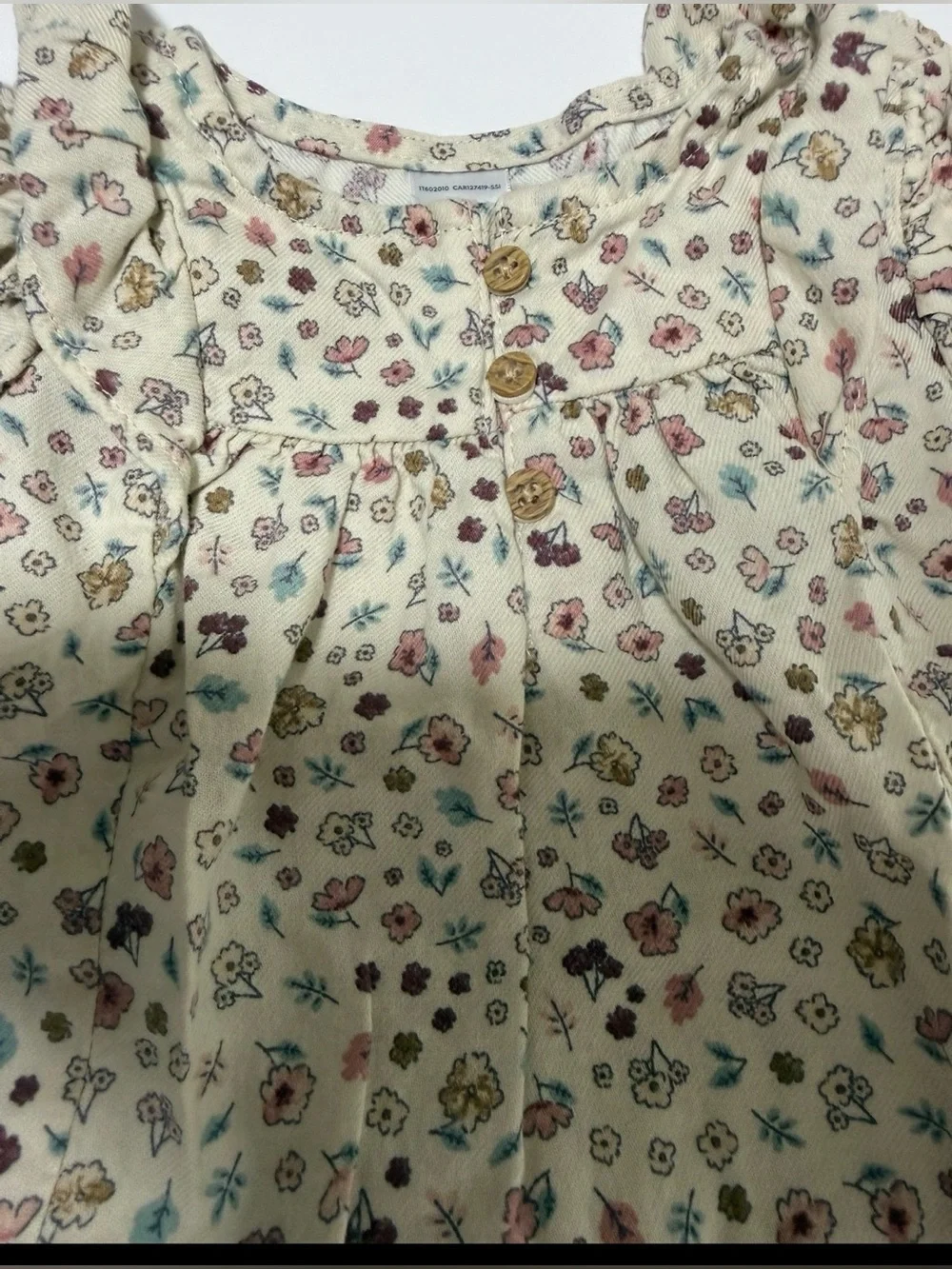 Carter’s Baby Girl 12M 2 outfit Bundle Pink Ballet Hoodie Floral Leggings 4pc